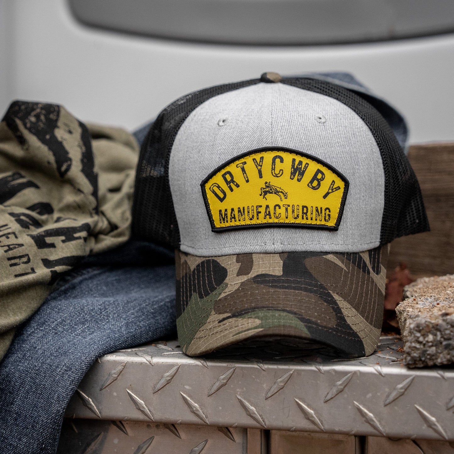 Original DRTYCWBY Branded Patch Snapback Hat