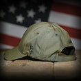 Load image into Gallery viewer, Ranger Green Ripstop Full Fabric American Flag Hat