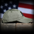 Load image into Gallery viewer, Ranger Green Ripstop Full Fabric American Flag Range Hat