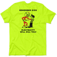 Load image into Gallery viewer, Remember Kids - Safety Yellow T-Shirt