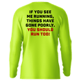 Load image into Gallery viewer, Run - Hi-Visibility UPF 50 Long Sleeve Sun Shirt