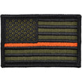 Load image into Gallery viewer, Thin Orange Line Search & Rescue USA Flag - 2x3 Patch