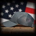 Load image into Gallery viewer, Tonal Blue-Gray American Flag Hat