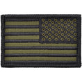 Load image into Gallery viewer, US Flag - 2x3 Patch - Olive Drab w/ Black