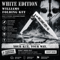 Load image into Gallery viewer, White Folding Williams Key