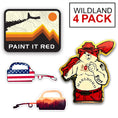 Load image into Gallery viewer, Wildland 4 Pack Firefighter Helmet Crew Sticker decal gift
