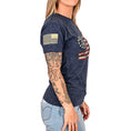 Load image into Gallery viewer, Women's 2A Betsy Ross Flag Patriotic Boyfriend Fit T-Shirt