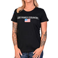 Load image into Gallery viewer, Women's God Family Country Patriotic T-Shirt