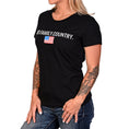 Load image into Gallery viewer, Women's God Family Country Patriotic T-Shirt