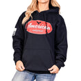 Load image into Gallery viewer, Women's Heavyweight Oversized American & Proud Patriotic Hoodie