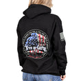 Load image into Gallery viewer, Women's Heavyweight Oversized Tree of Liberty Patriotic Hoodie