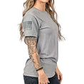 Load image into Gallery viewer, Women's Boyfriend Fit Join or Die Patriotic Tshirt