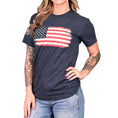 Load image into Gallery viewer, Women's Old Glory Boyfriend Fit Patriotic Tshirt