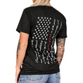 Load image into Gallery viewer, Women's Won't Be Silenced First Amendment Patriotic Tshirt (Boyfriend Fit)