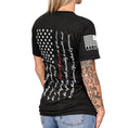 Load image into Gallery viewer, Women's Won't Be Silenced First Amendment Patriotic Tshirt (Boyfriend Fit)