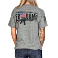 Load image into Gallery viewer, Women's Freedom Stick Patriotic 2A Boyfriend Fit T-Shirt