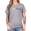 Load image into Gallery viewer, Women's We The People in Red White & Blue Boyfriend Fit Patriotic Tshirt