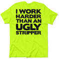 Load image into Gallery viewer, Work Harder - Safety Yellow T-Shirt