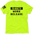 Load image into Gallery viewer, Work Release - Safety Yellow T-Shirt