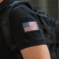 Load image into Gallery viewer, M-Tac patch US flag vintage ( 3" x 2") Black/GID