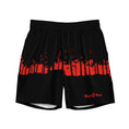 Load image into Gallery viewer, Forest Red Line Men's Swim Trunks