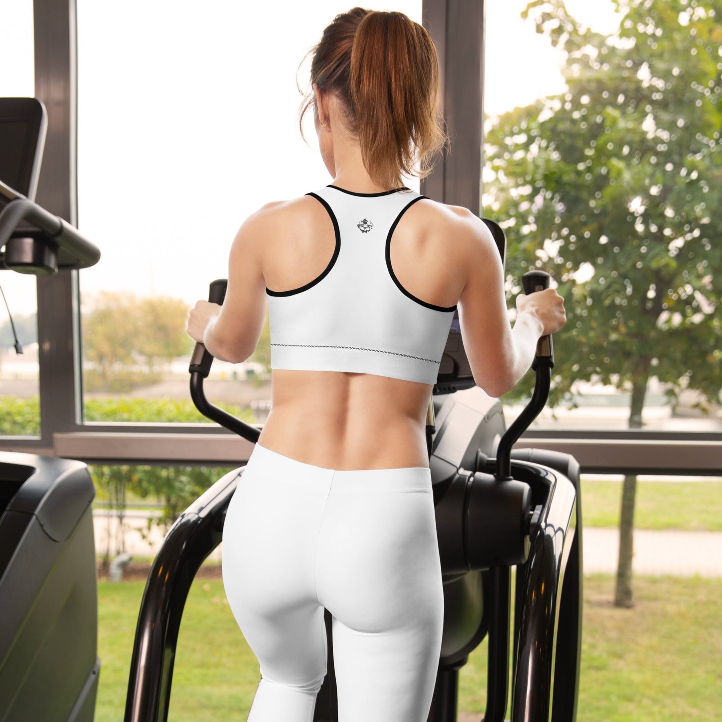 Turnout Print Sports Bra (Breathable, Moisture-Wicking)