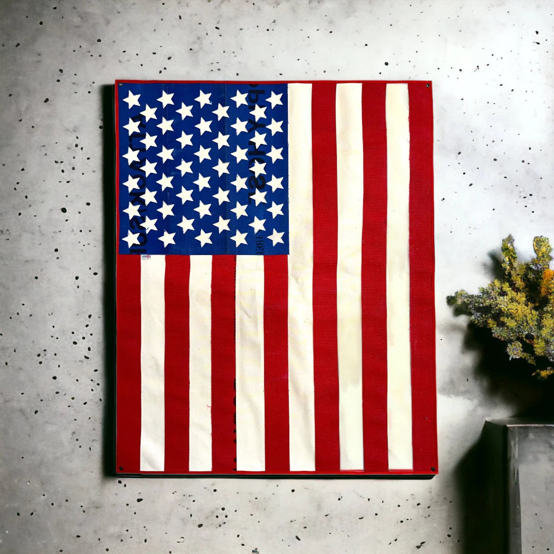 American Flag - Fire Hose - Extra Large - Vertical