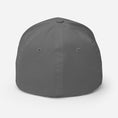 Load image into Gallery viewer, Black 3D Puff Skull Logo Flexfit Hat