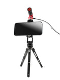 Load image into Gallery viewer, Linkogear Aluminum Phone Clamp Mount 360° Rotating Cold Shoe Tripod
