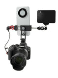 Load image into Gallery viewer, Linkogear Aluminum Phone Clamp Mount 360° Rotating Cold Shoe Tripod