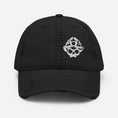Load image into Gallery viewer, Skull Logo Distressed Dad Hat