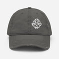 Load image into Gallery viewer, Skull Logo Distressed Dad Hat