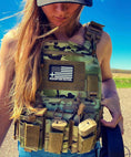 Load image into Gallery viewer, Redemption Tactical Crusader 2.0® l St. Michael FULL ARMOR KIT COMBO PACKAGE with Crusader 2.0 +IFAK Medical Kit + LEVEL IV (2) 10x12 Front/Back Plates (2) 6x6 Side Plates (Level IV Ceramic)