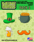Load image into Gallery viewer, Mini Morale - Lucky Pack 3 - Pot of Gold - Fancy Mustache - Beer - Leprechaun Hat