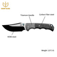 Load image into Gallery viewer, Sharp Blade - M390 Folding Knife Titanium Carbon Fiber Handle Premium Pocket Knife