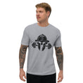 Load image into Gallery viewer, Purpose Driven No Quit Black Helmet Fit Premium T Shirt