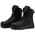 Load image into Gallery viewer, ROCKROOSTER Beaufort Men's Black 8 inch Waterproof Composite Toe Work Boots VAK830