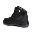 Load image into Gallery viewer, ROCKROOSTER Crisson Black 6 inch Zip sided Steel Toe Leather Work Boots AK050BK