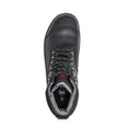 Load image into Gallery viewer, ROCKROOSTER Kensington Black 7 inch Zip-sided Steel Toe Leather Work Boots AK245Z