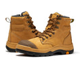Load image into Gallery viewer, ROCKROOSTER Madison Tan 6 inch Zip-sided Steel Toe Leather Work Boots AK052