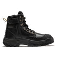 Load image into Gallery viewer, ROCKROOSTER Madison Tan 6 inch Zip-sided Steel Toe Leather Work Boots AK052