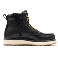 Load image into Gallery viewer, ROCKROOSTER Magnolia Men's 6 inch Black Soft Toe Zip Sided Wedge Work Boots SAP310