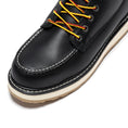 Load image into Gallery viewer, ROCKROOSTER Trinidad Men's 6 inch Black Steel Toe Wedge Work Boots SAP2301