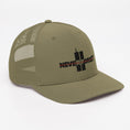 Load image into Gallery viewer, Never Forget 9/11 Thin Red Line Trucker Hat
