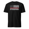 Load image into Gallery viewer, Thin Red Line USA Flag Premium Tee