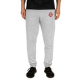 Load image into Gallery viewer, Red Skull Logo Embroidered Joggers