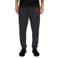 Load image into Gallery viewer, Red Skull Logo Embroidered Joggers