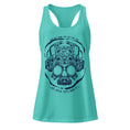 Load image into Gallery viewer, Bomberos Dusk To Dawn Fitted Racerback Tank