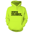 Load image into Gallery viewer, I Rented This Hooker - Safety Yellow Hoodie
