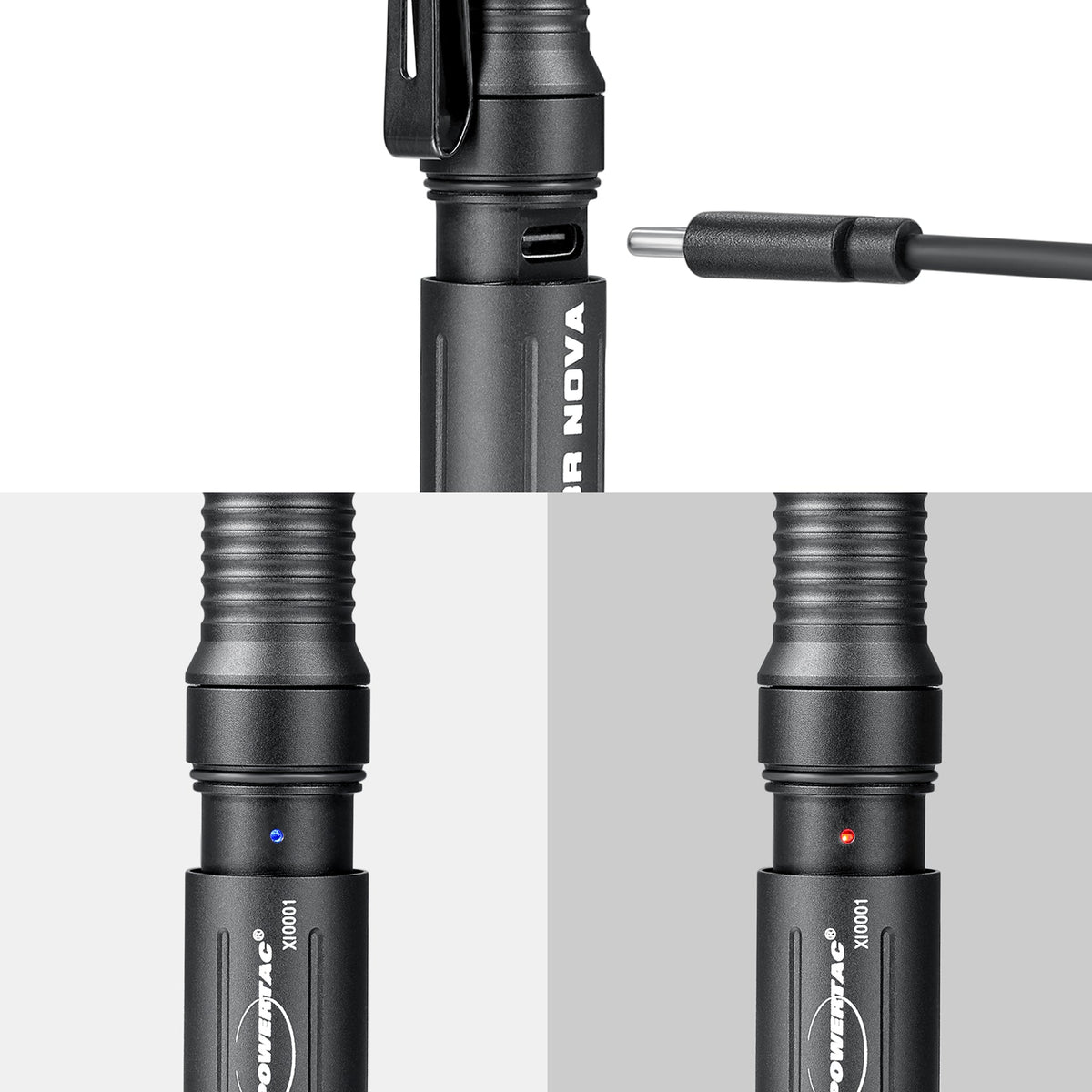E3R Nova- 820 Lumen Rechargeable Flashlight